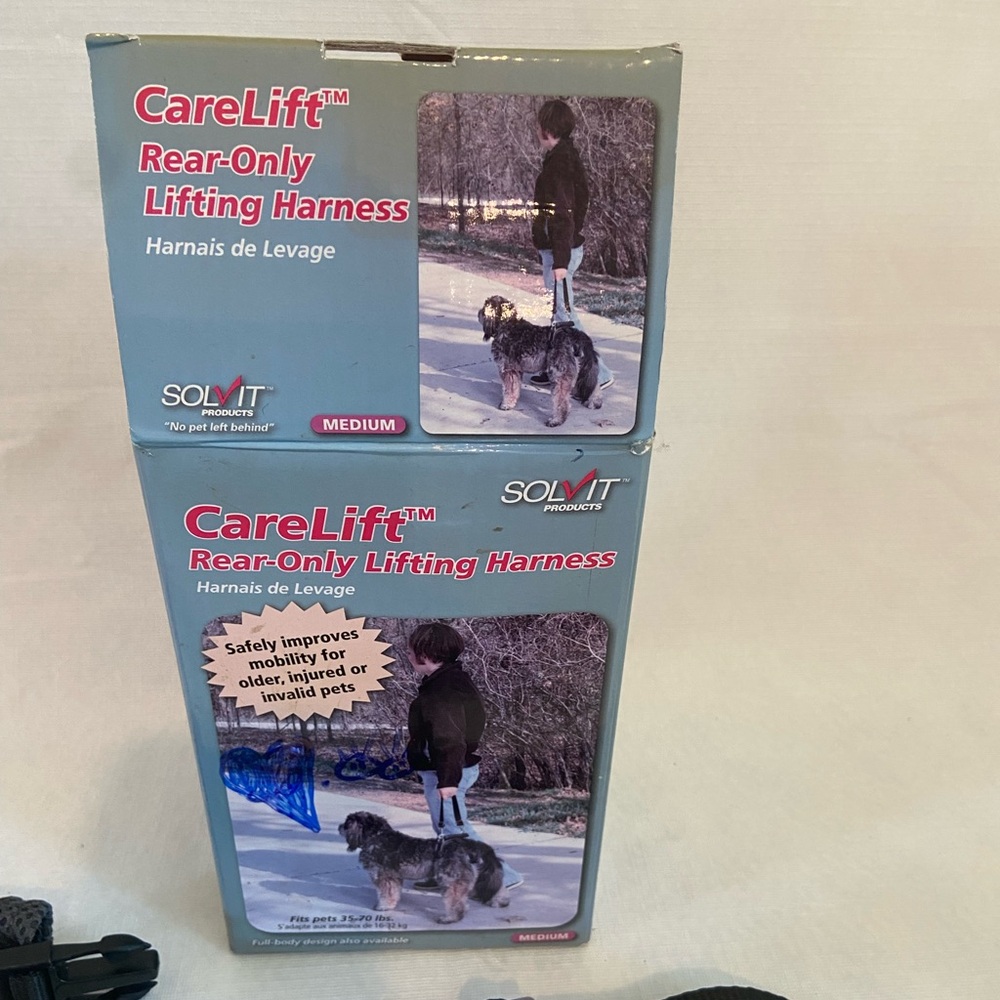 SOLVIT PRODUCTS CARELIFT REAR-ONLY LIFTING HARNESS For Dogs 35/70 lbs